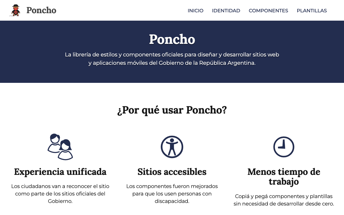 Poncho documentation site