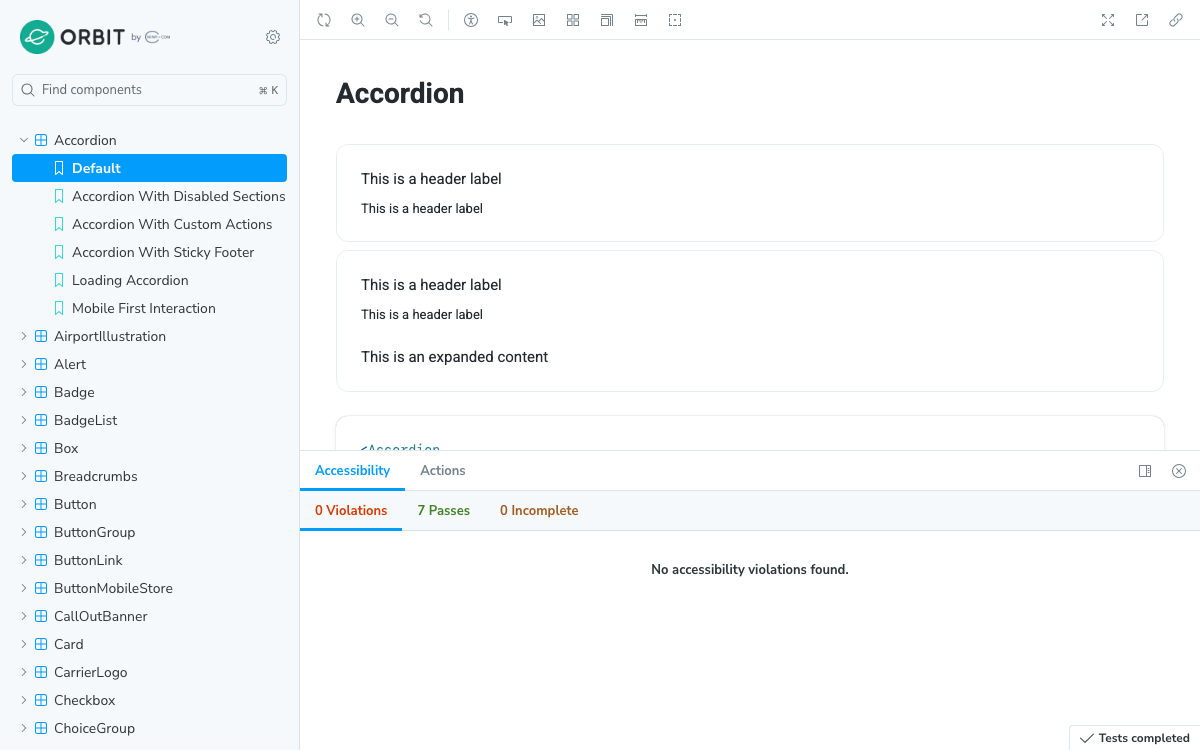 Orbit documentation site