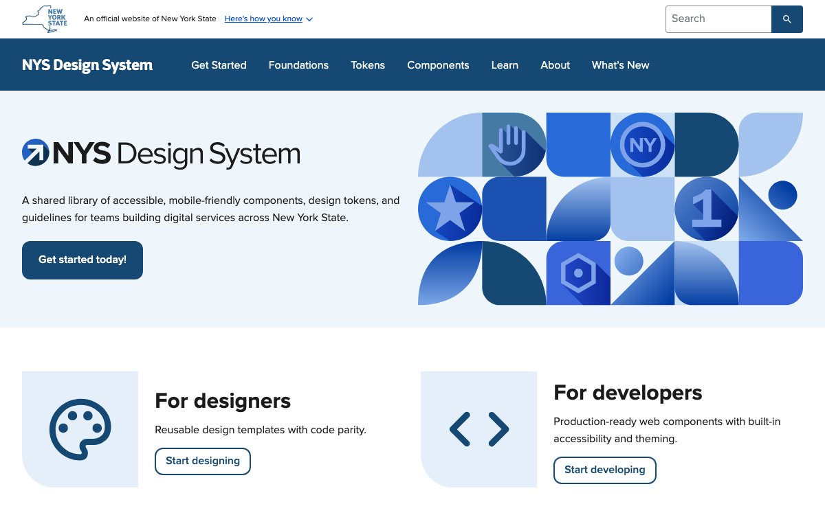 New York State Design System documentation site